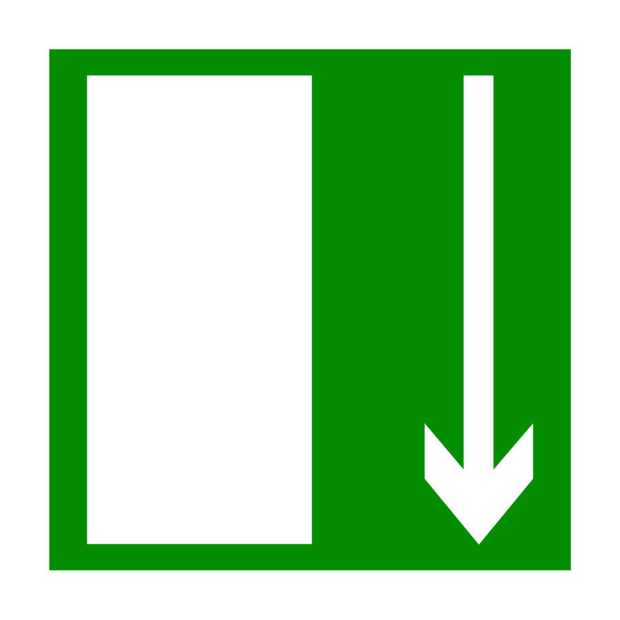 UZLĪME - VIRZIENS UZ EVAKUĀCIJAS IZEJĀM (VISOS VIRZIENOS)