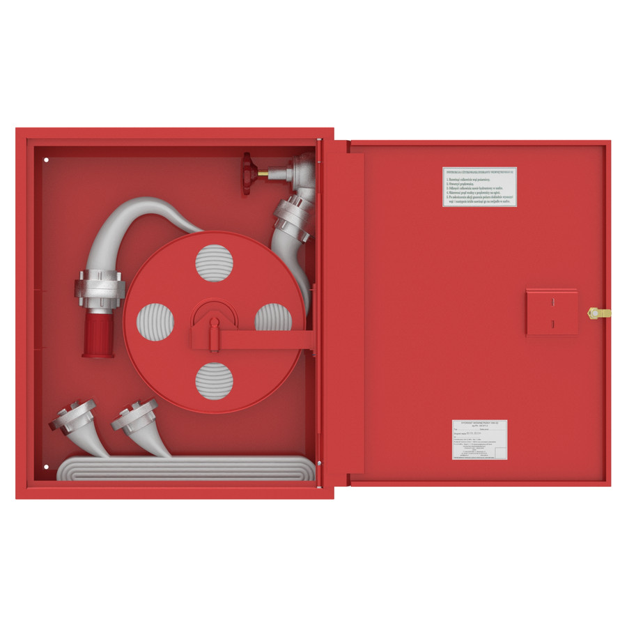 Ugunsdzēsības krānu kaste HW-52 N-15/20 UN+15/20; AR IESPĒJU UZSTĀDĪT ŠĻŪTENES DISKU