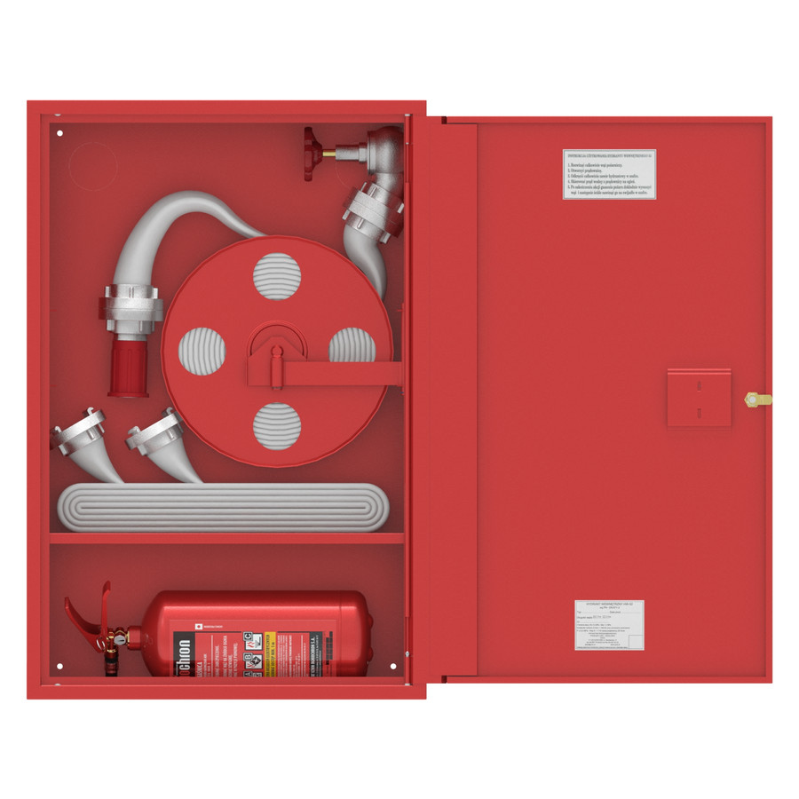 Ugunsdzēsības krānu kaste HW-52 N-KP-15/20 UN+15/20; AR IESPĒJU UZSTĀDĪT ŠĻŪTENES DISKU