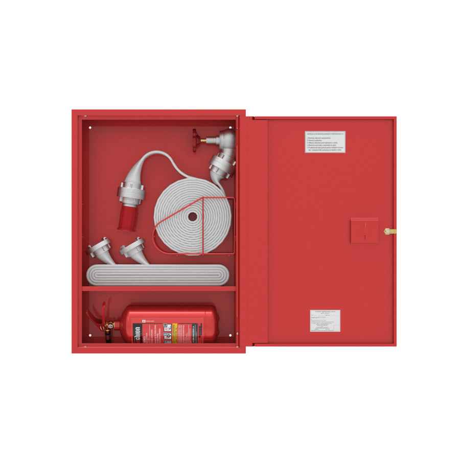 Ugunsdzēsības krānu kaste HW-52 N-KP-15/20-Ko+15/20;  AR IESPĒJU UZSTĀDĪT ŠĻŪTENES GROZU