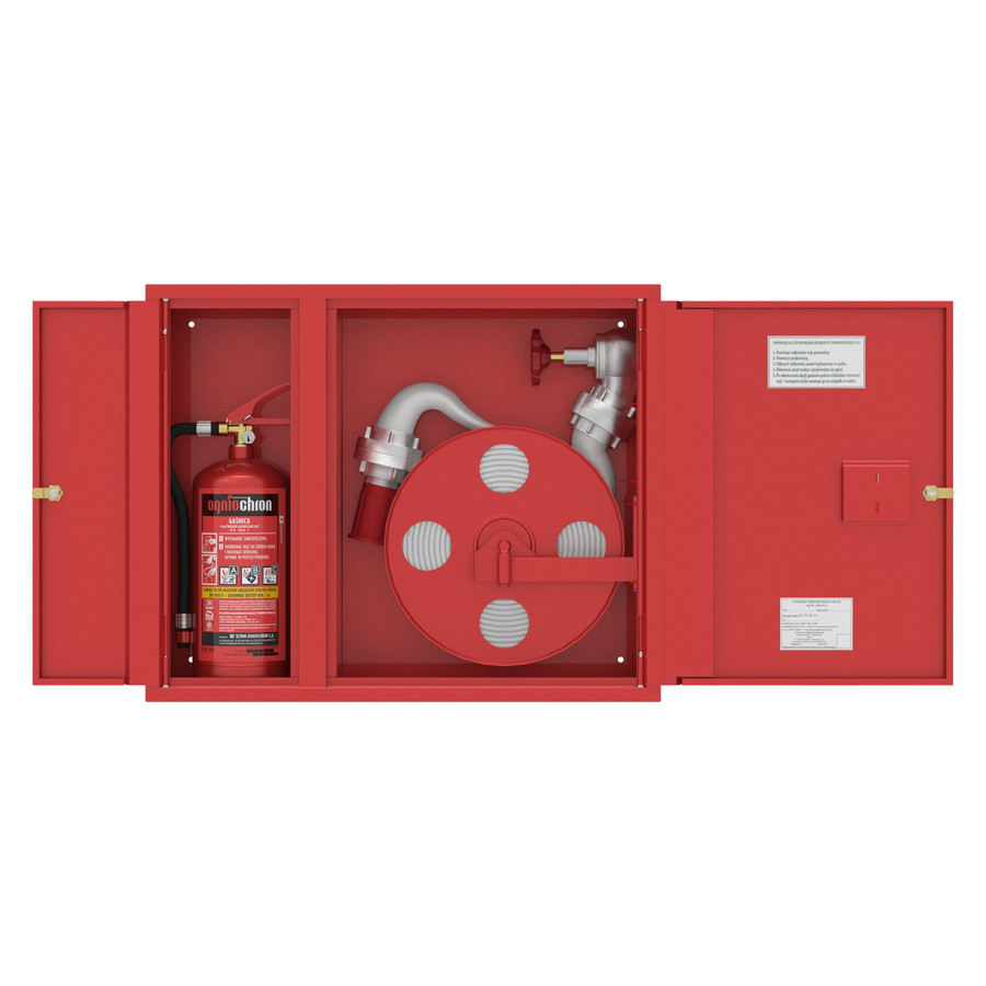 Ugunsdzēsības krānu kaste HW-52 W-K-15/20 UN; AR IESPĒJU UZSTĀDĪT ŠĻŪTENES DISKU