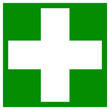 Evakuācijas un pirmās palīdzības uzlīmes